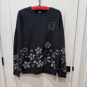 Our Universe Star Wars Sith Floral Embroidered Crewneck sweatshir